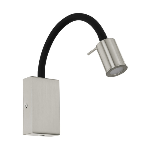 TAZZOLI W/L 3.5W LED 3000K SN W/USB CHRG