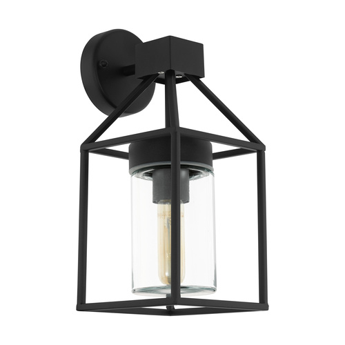 TRECATE EXT W/L 1X60W BLK/CLR 