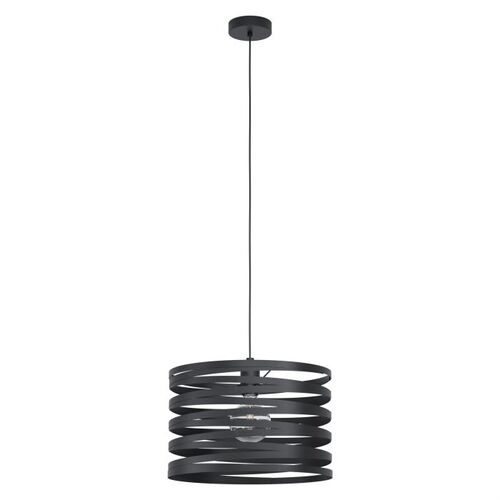 CREMELLA H/L 1X40W E27 BLK 370MM LGE 