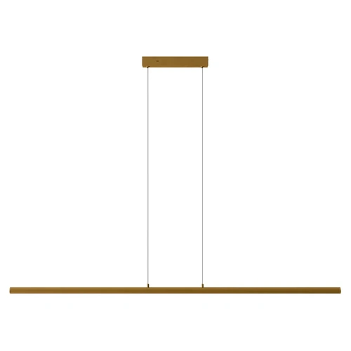 Aeris 1500mm Fluted Linear LED Pendant Clear Cord 52W Tri Colour Non Dimmable Gold 2M Drop IP20
