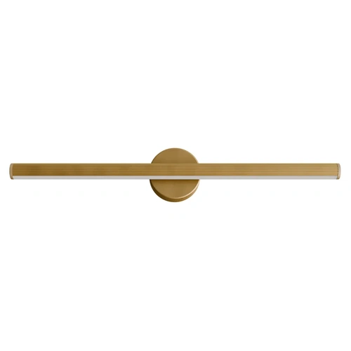 Aeris 600mm Fluted LED Wall Light 21W Tri Colour Non Dimmable Gold IP20