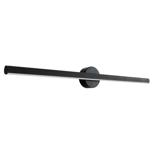 Aeris 800mm Fluted LED Wall Light 28W Tri Colour Non Dimmable Black IP20