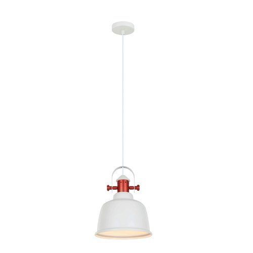 PENDANT ES Matt Wh BELL w/Cop Highlights OD225mm