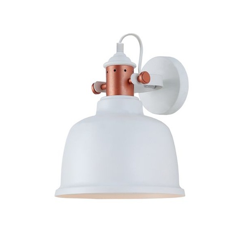 WALL Int S/M ADJ ES BELL Matt Wh w/Cop OD225mm