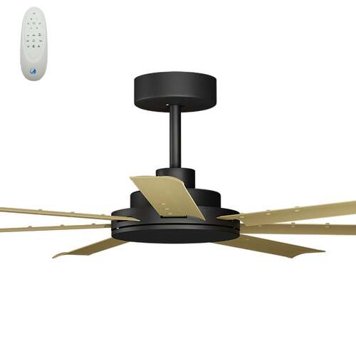 Alula 60" Black Motor & Bamboo Blades Complete fan (two boxes)