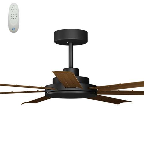 Alula 60" Black Motor & Koa Blades Complete fan (two boxes)