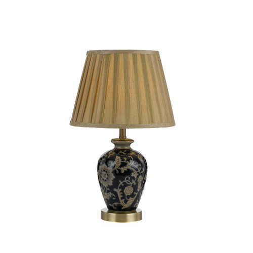 AMANI TABLE LAMP 25wE14max D:250 H:400 BLUE/GOLD