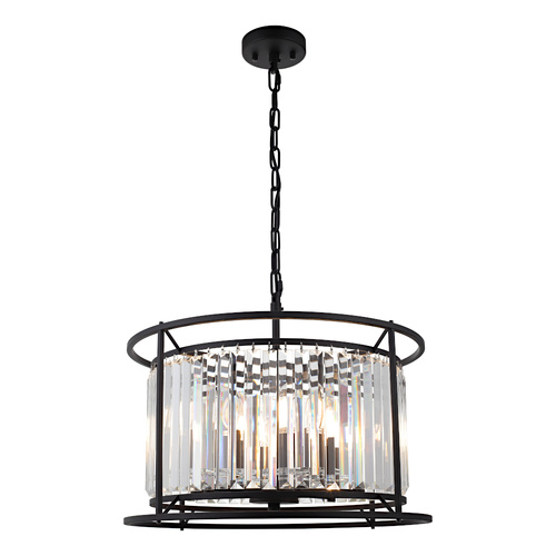 AMELIA 6LT PENDANT BLACK
