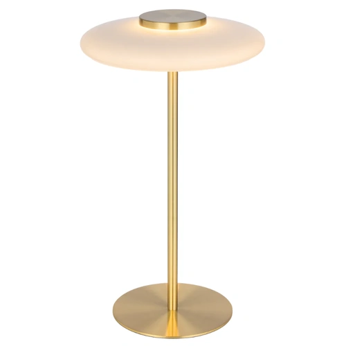 AMITY TABLE LAMP 8wLED 3000K D:250 H:400 INLINE TOUCH DIM 435Lm BRASS MATT / OPAL