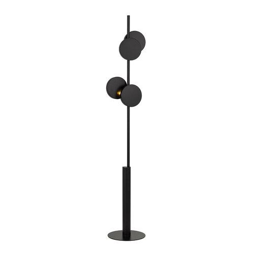 AMPARO FLOOR LAMP 2x6wG9max D:280 H:1600 Foot Switch BLACK/BLACK