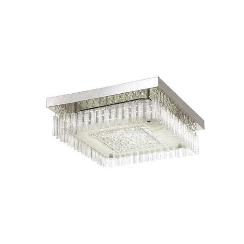 ANDELA SQUARE LED OYSTER 30wLED L:360W:360 5000K-2400Lm DIM - CHROME/CLEAR