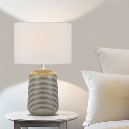 ANNI TABLE LAMP 25wE27max H:425 D:260 GREY/WHITE