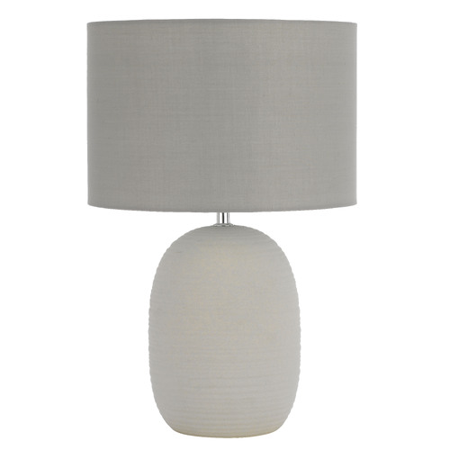 ARBRO CERAMIC TABLE LAMP 25wE27max D:300 H:455 GREY / GREY