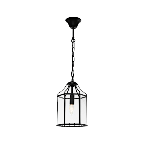 ARCADIA 1LT PENDANT BLACK