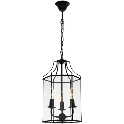 ARCADIA 3LT PENDANT BLACK