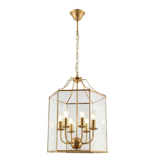 ARCADIA 6LT PENDANT GOLD