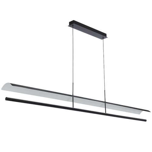 ARIVA LINEAR PENDANT 32wLED 1130Lm 3CCT 2M DIM L1800 W160 H125 BLACK SAND