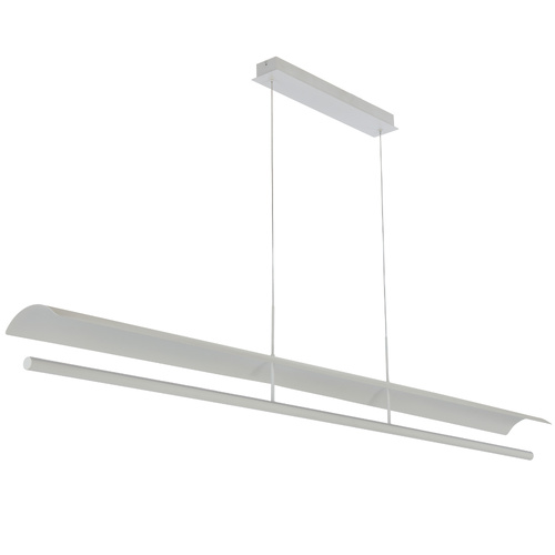 ARIVA LINEAR PENDANT 32wLED 1130Lm 3CCT 2M DIM L1800 W160 H125 WHITE SAND