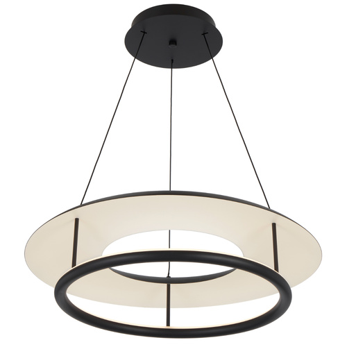 ARIVA 62 PENDANT 26wLED 3CCT 1180Lm DIM CAB.2M D620 H130 BLACK SAND