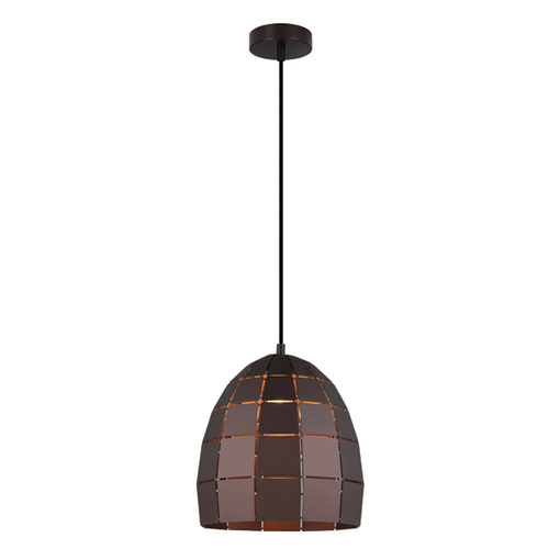 PENDANT ES Coffee Tiled ELLIPSE OD250mm