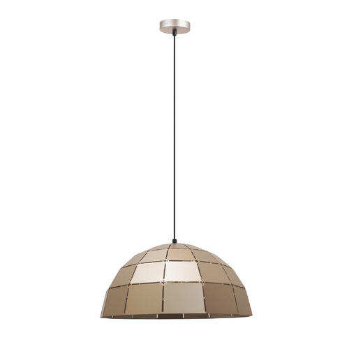 PENDANT ES Champagne Gold Tiled DOME OD400mm