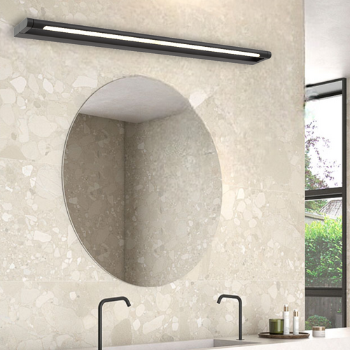 ARVIN 80 VANITY WALL LIGHT 20wLED 3CCT IP44 NON-DIM L820 P100 H25 3000K-5000K BLACK