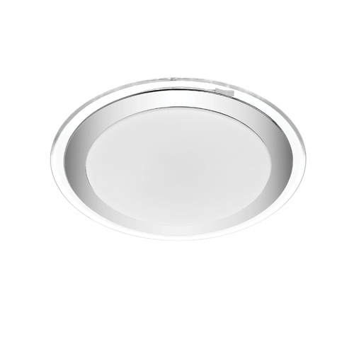 ASTRID OY33 LED OYSTER nonDim 18w LED D:330 3CCT-1400Lm SATIN/CHROME/CLEAR