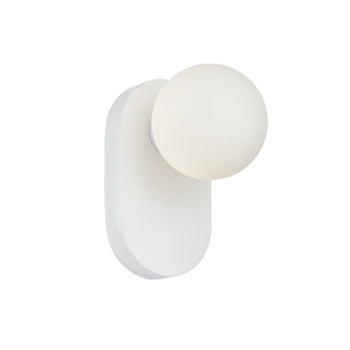 Wall Int S/M G9 Round Opal Diffuser w/ Oblong White Base