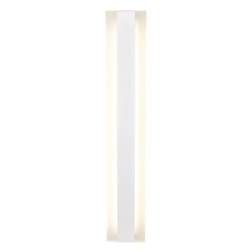 WALL S/M 32W RECT L1000mm LED TRI 2400Lm IP65 White w/FR Diff 2YR