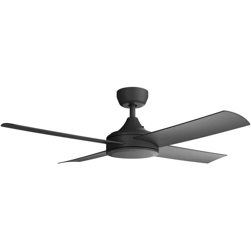 Breeze Silent DC PRO 48" Black All ABS with Remote