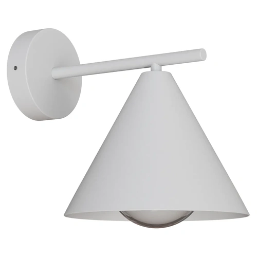 Becard E27 Cone Exterior Modern Coach Wall Light White IP65