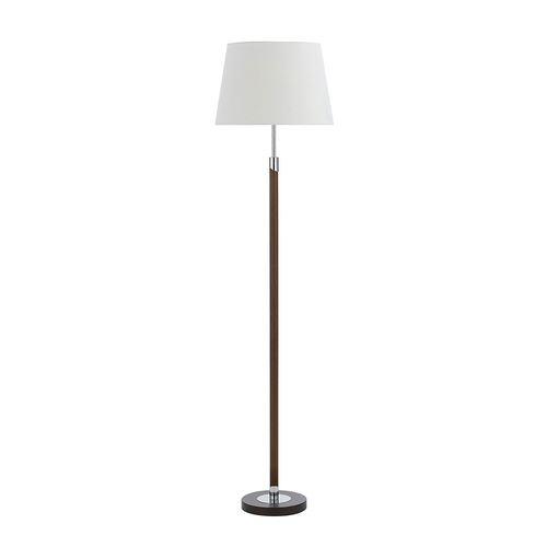 BELMORE FLOOR LAMP 60wE27  D:400 H:1600 WALNUT / WHITE - DARK