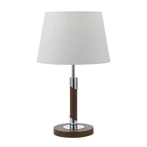 BELMORE TABLE LAMP 40wE27  D:300 H:500 WALNUT / WHITE - DARK