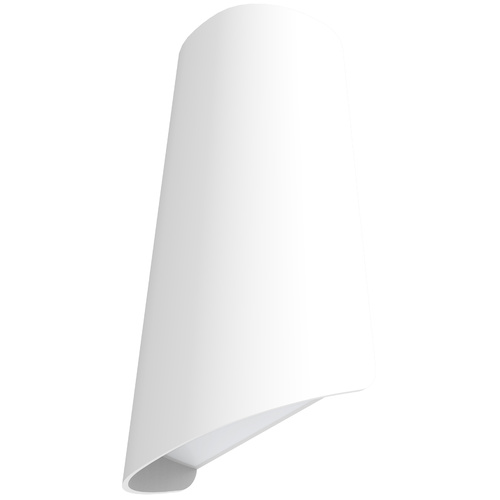 WALL S/M Up/Dn 11W CONE Matt Wh 3K IP65 Opal Diff 368 Lm