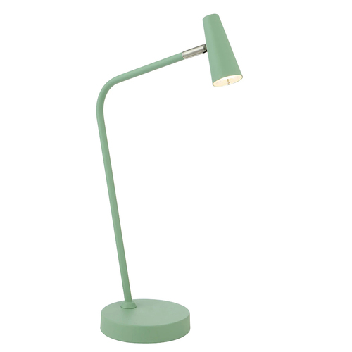 BEXLEY TABLE LAMP 3wLED 3000K 3 STEP TOUCH SWITCH DIM 368Lm 140x310x490 GREEN