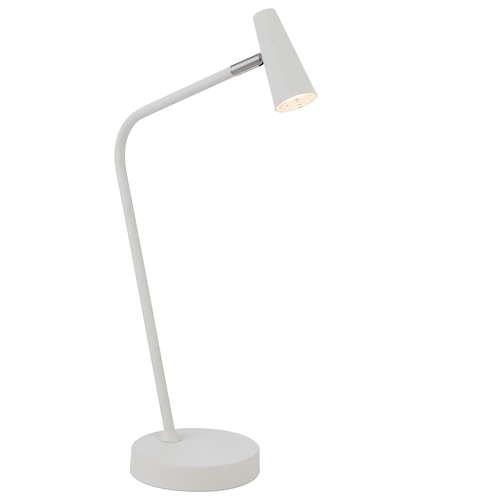 BEXLEY TABLE LAMP 3wLED 3000K 3 STEP TOUCH SWITCH DIM 368Lm 140x310x490 OFF-WHITE
