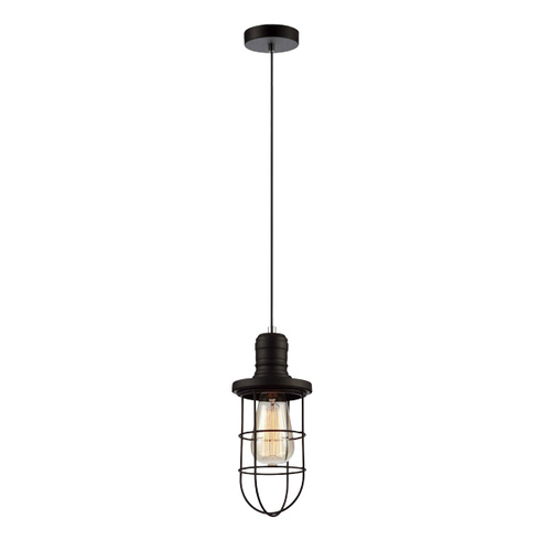 PENDANT ES Blk CURVED CAGE OD106mm