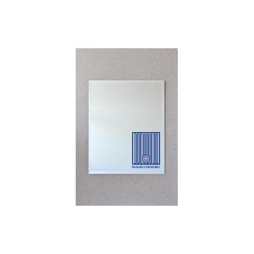 Contractor 750x900mm Mirror with Matt Black Frame with Demister