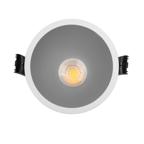 BREX 93 DOWNLIGHT 6_7_9_10W 3000K D93 H100 CO85 870Lm 36D TRIAC DIM IP20 WHITE/ SILVER
