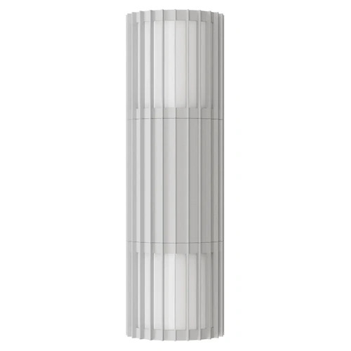 Bright 10W LED Tri Colour Ribbed Up Down Exterior Wall light Non Dimmable White IP65