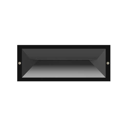WALL RECD 13W LED TRI 305Lm IP65 RECT BRICKLIGHT Dark Grey