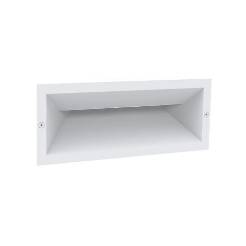 WALL RECD 13W LED TRI 305Lm IP65 RECT BRICKLIGHT WH