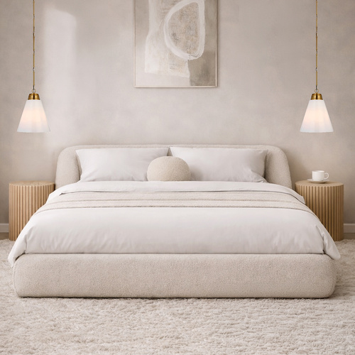 BRINE 40 PENDANT 25wE27max D400 H501 ROD3*200+CHAIN 2m ANTIQUE GOLD SATIN / OPAL