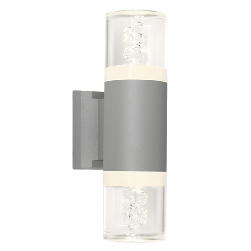 CALGARY EXTERIOR WALL LIGHT SILVER