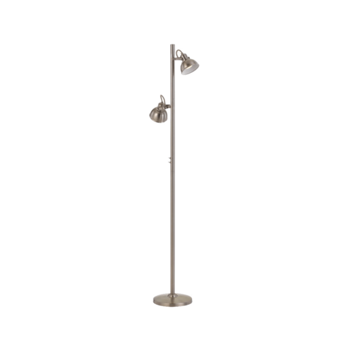 CARSON FLOOR LAMP 6wGU10max D:110 H:1500 DLB SWITCH ON POLE - NICKEL