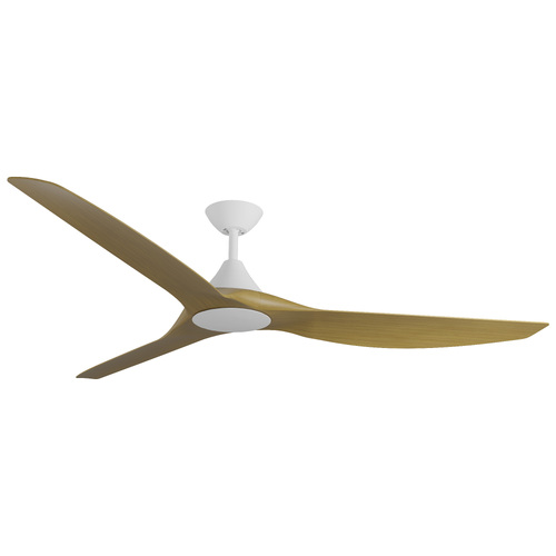 Cloudfan 72" Kit - White No Light (CFP-367M-WH) Plus Teak Blades (CFP-372B-TE) - two boxes