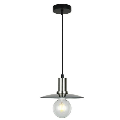 PENDANT ES Smoke Glass Coolie w/ S/C Highlight OD220mm