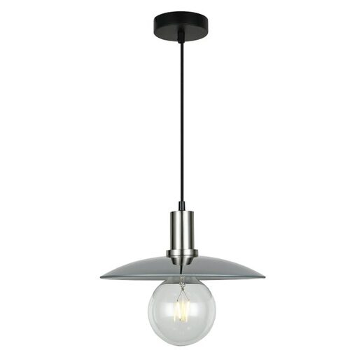 PENDANT ES Smoke Glass Coolie w/ S/C Highlight OD300mm
