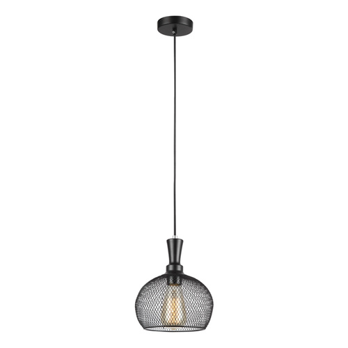 PENDANT ES Blk Mesh SML WINE GLASS OD190mm