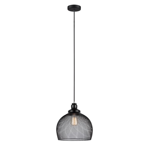 PENDANT ES Blk Mesh LGE WINE GLASS OD280mm